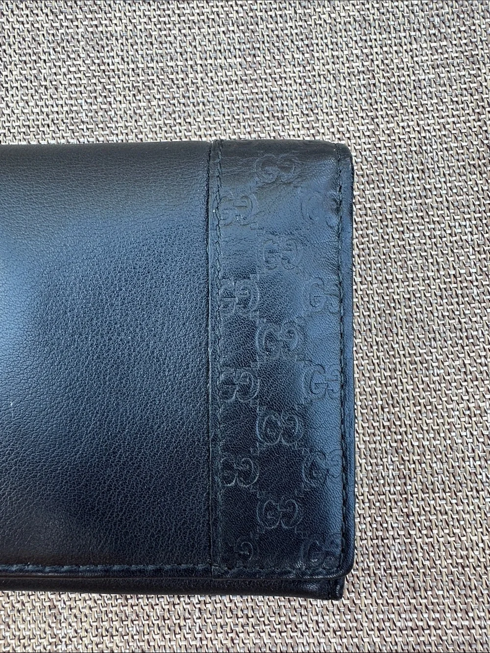 GUCCI Black Leather Long Wallet - Picture 9 of 10